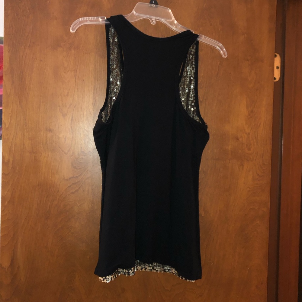 Buckle BKE boutique gold sequin top. Size M. NWOT - Picture 8 of 12